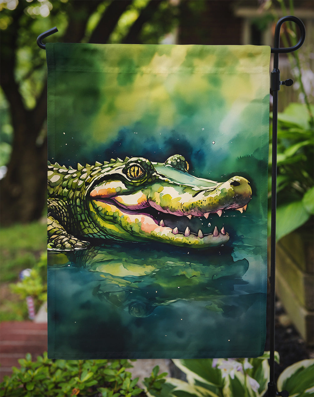 Alligator Garden Flag