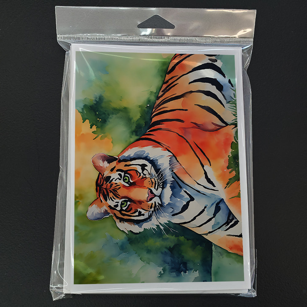 Bengal Tiger Greeting Cards Pack of 8