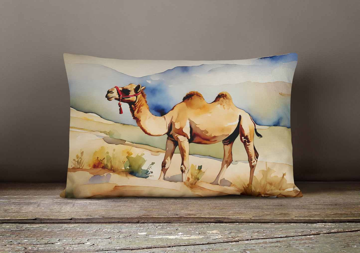 Camel Throw Pillow