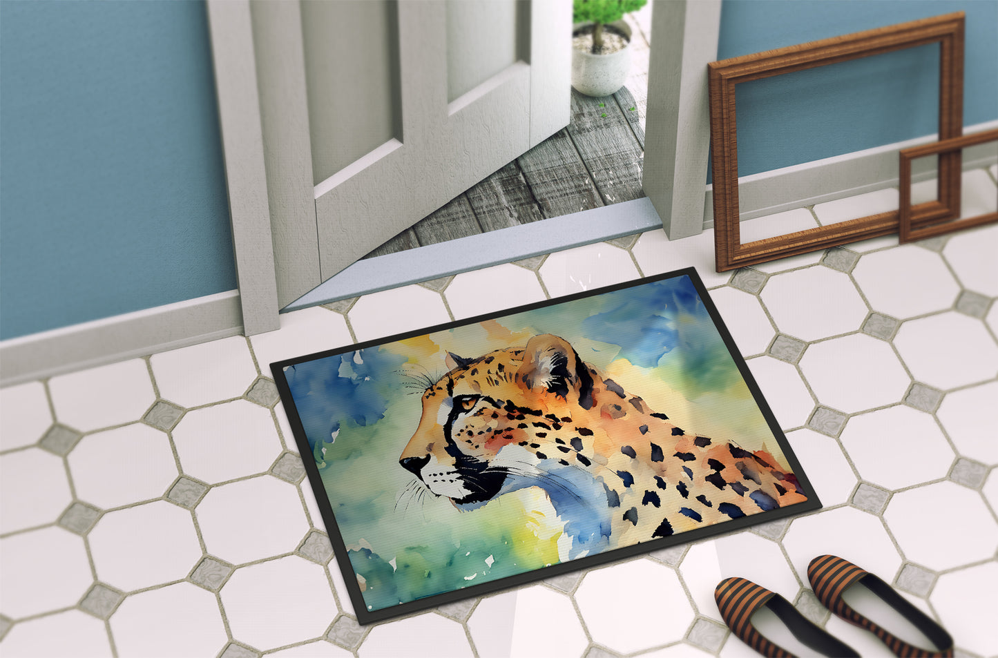 Cheetah Doormat