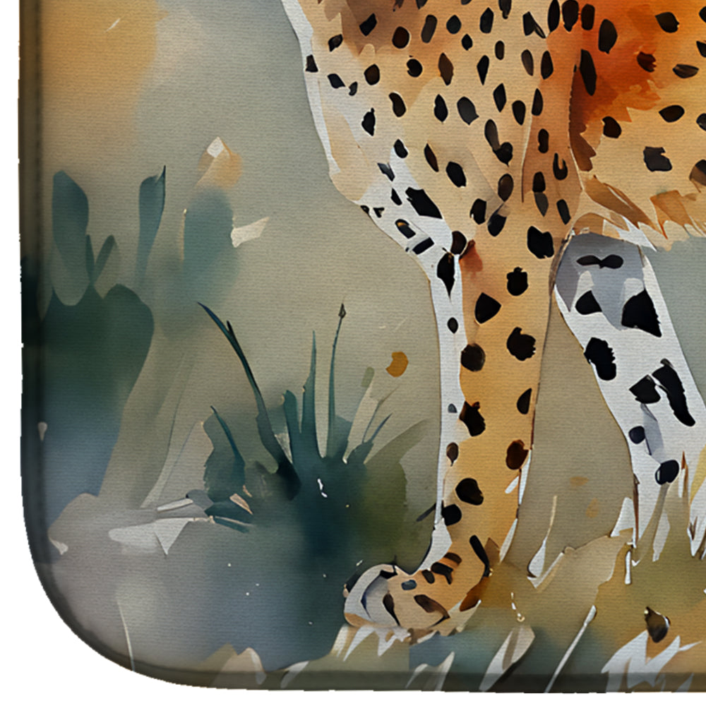 Cheetah Dish Drying Mat