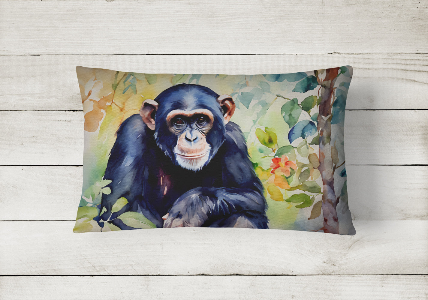 Chimpanzee Throw Pillow