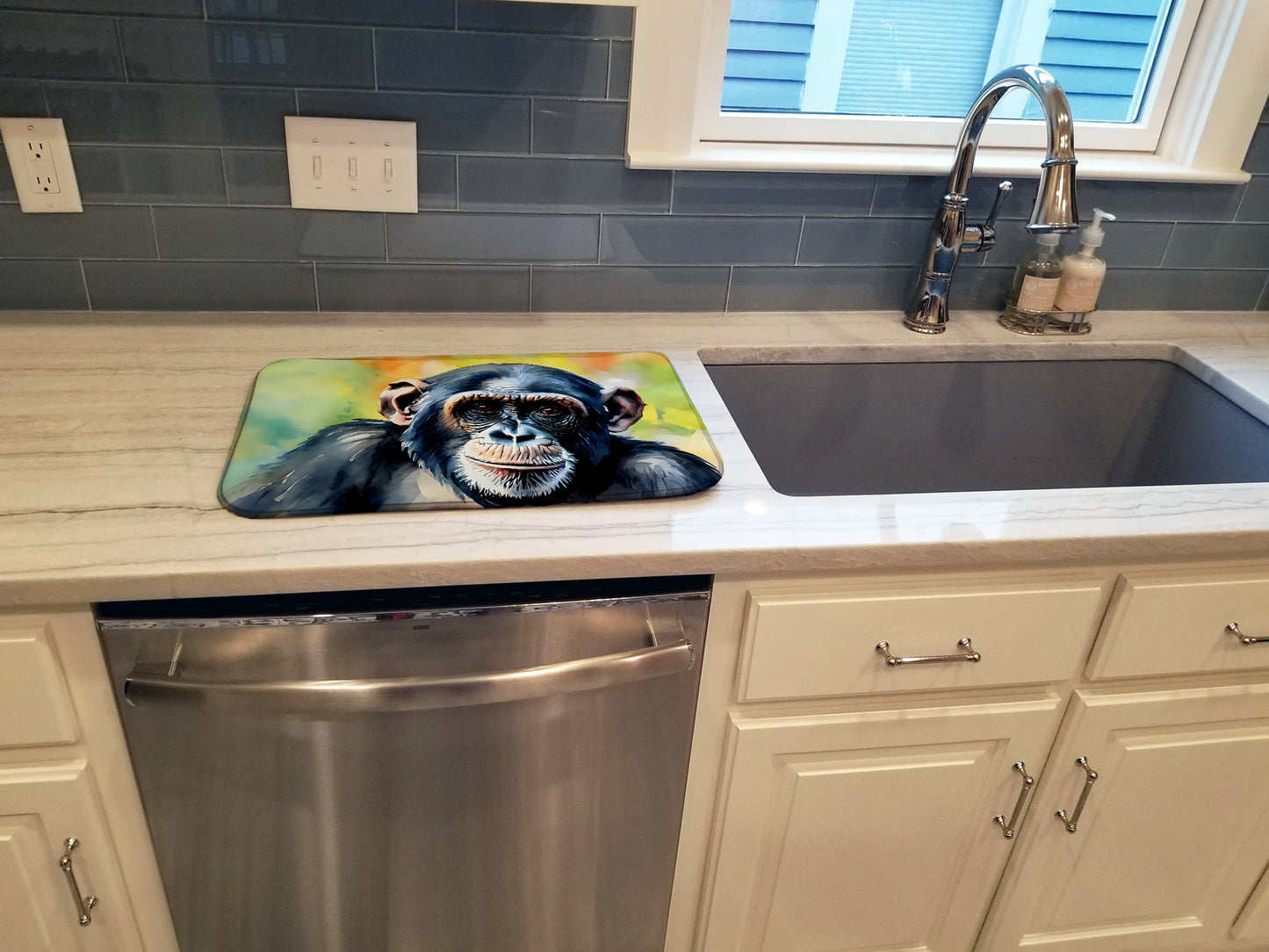 Chimpanzee Dish Drying Mat