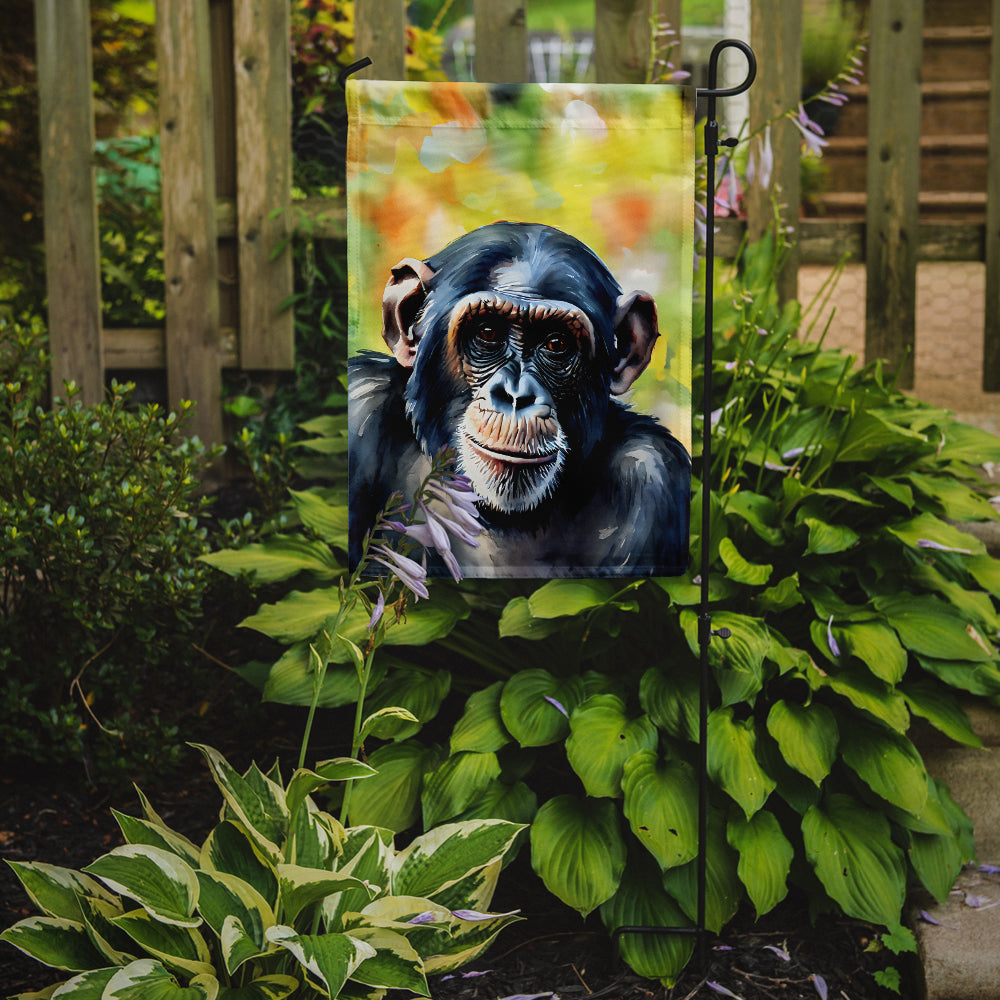 Chimpanzee Garden Flag