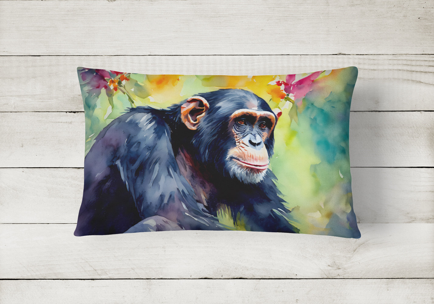 Chimpanzee Throw Pillow