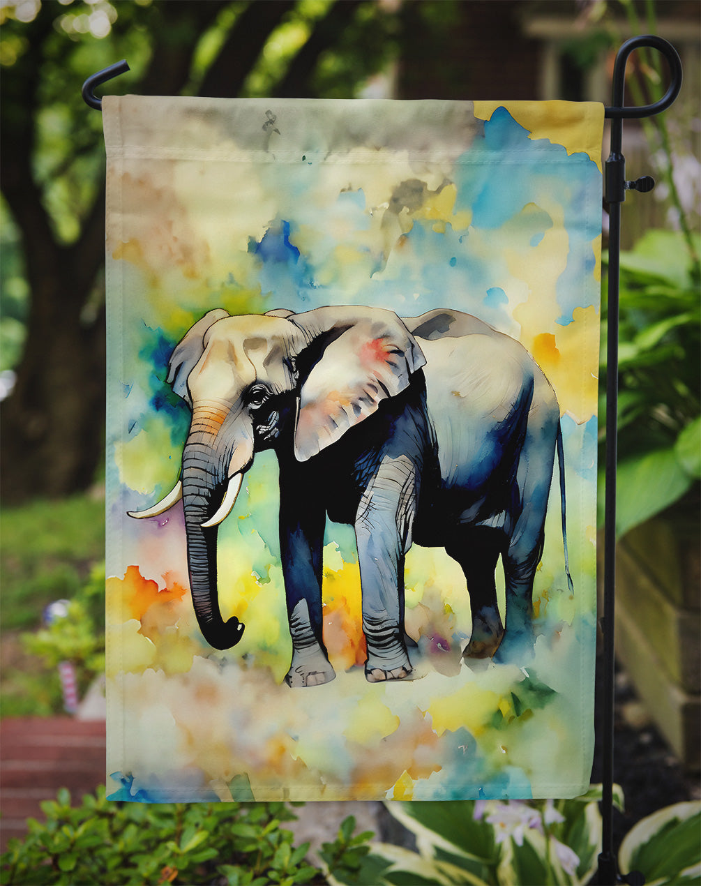 Elephant Garden Flag