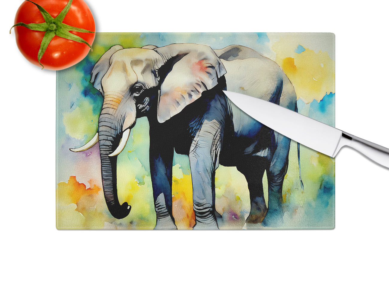 Elephant Glass Cutting Board