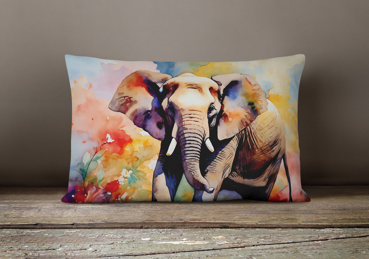 Elephant Throw Pillow