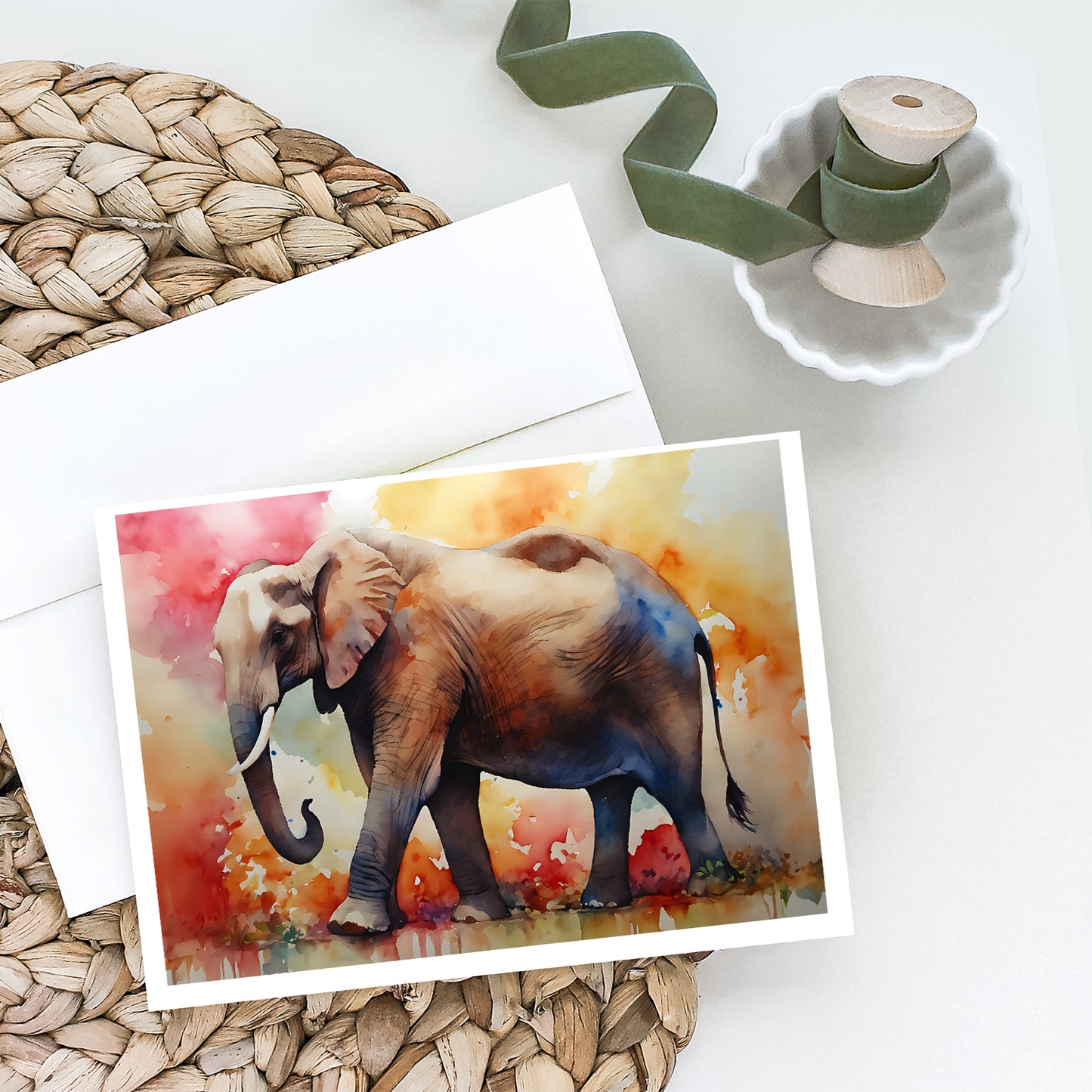 Elephant Greeting Cards Pack of 8