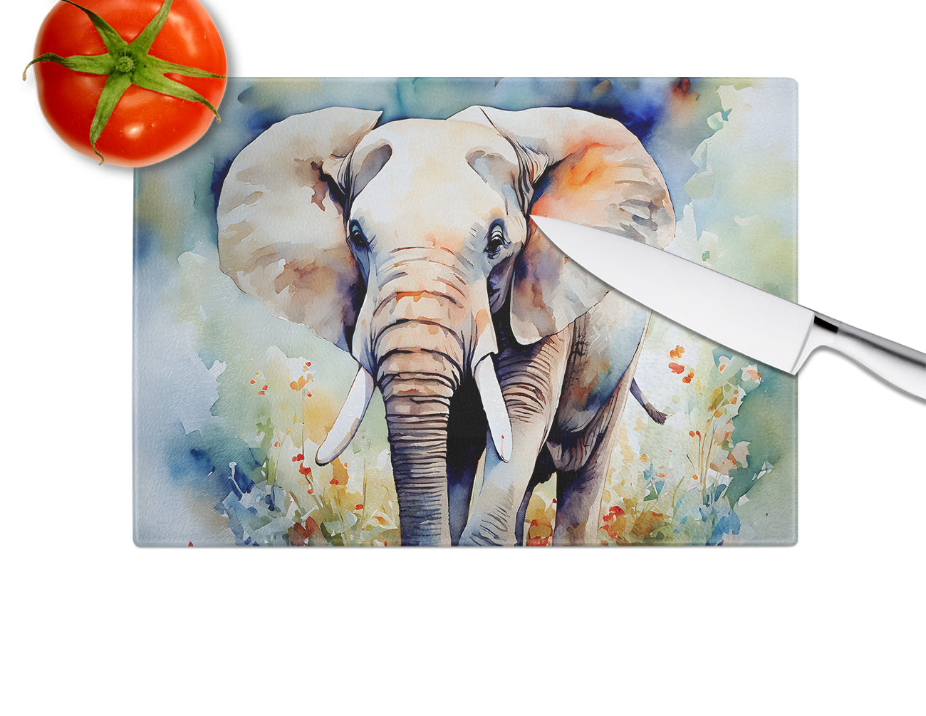 Elephant Glass Cutting Board