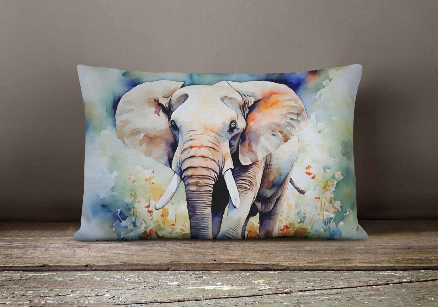 Elephant Throw Pillow