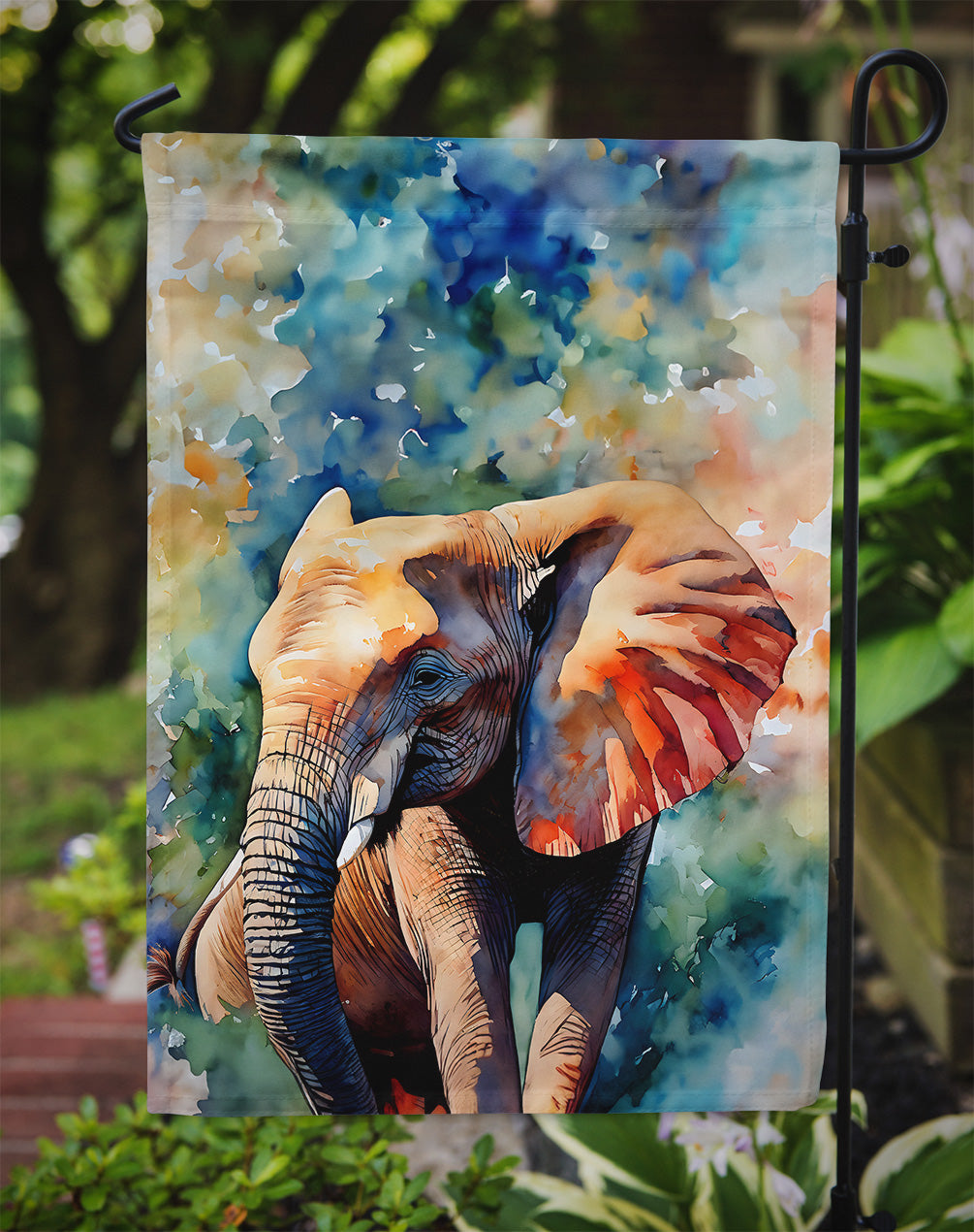 Elephant Garden Flag