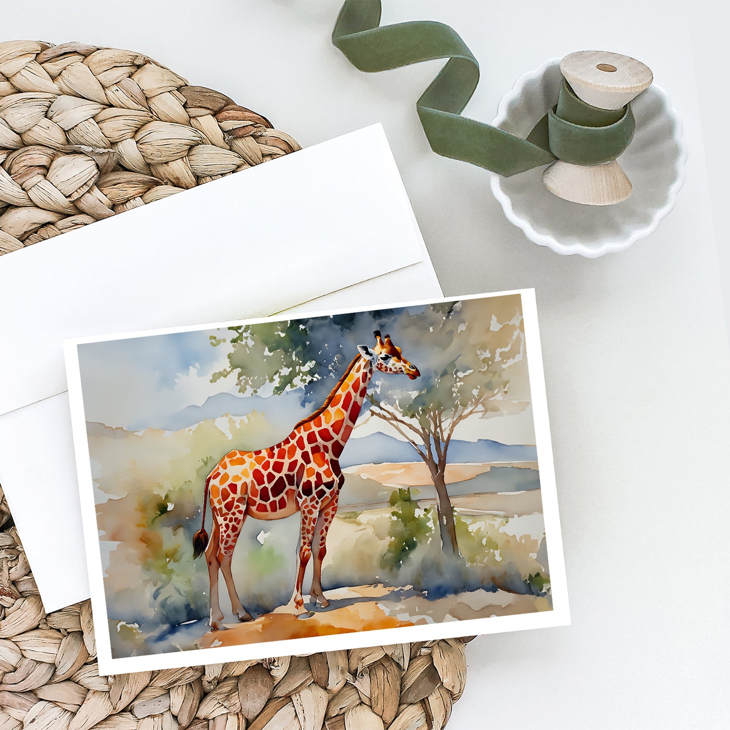 Giraffe Greeting Cards Pack of 8