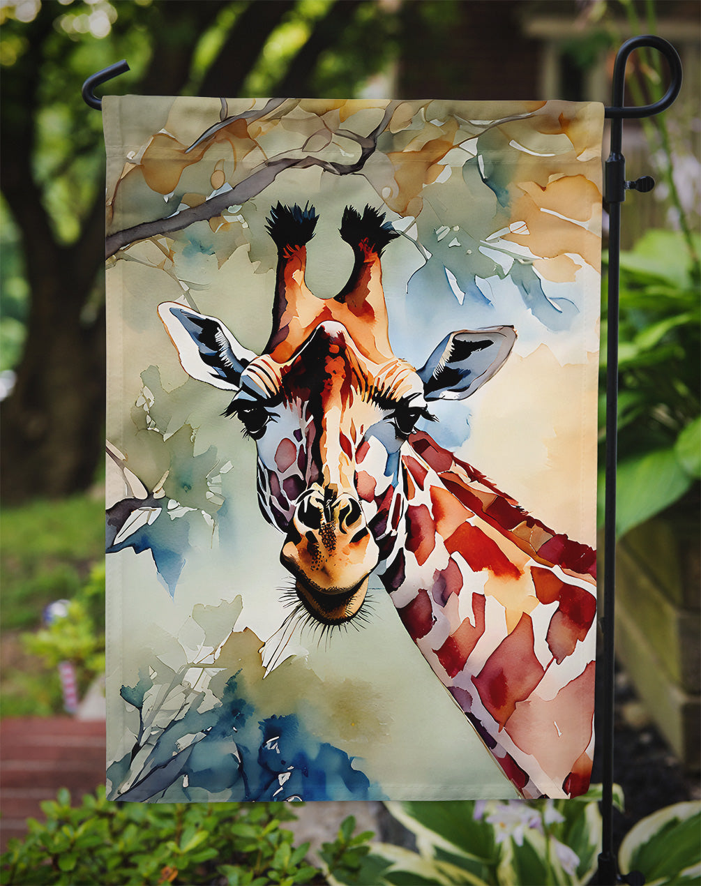 Giraffe Garden Flag