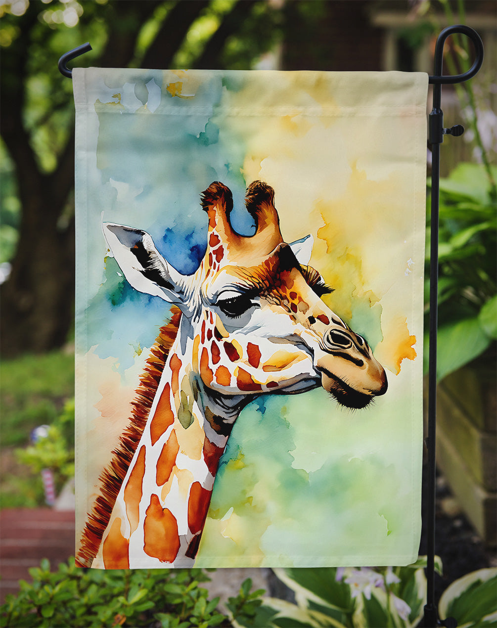 Giraffe Garden Flag