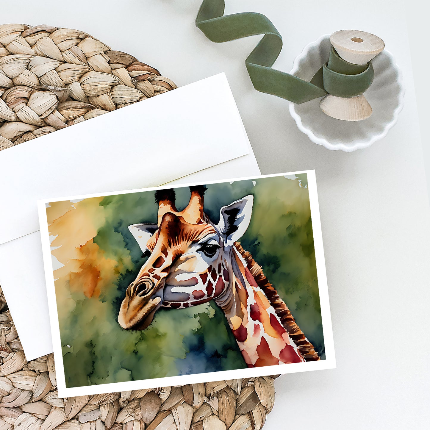 Giraffe Greeting Cards Pack of 8