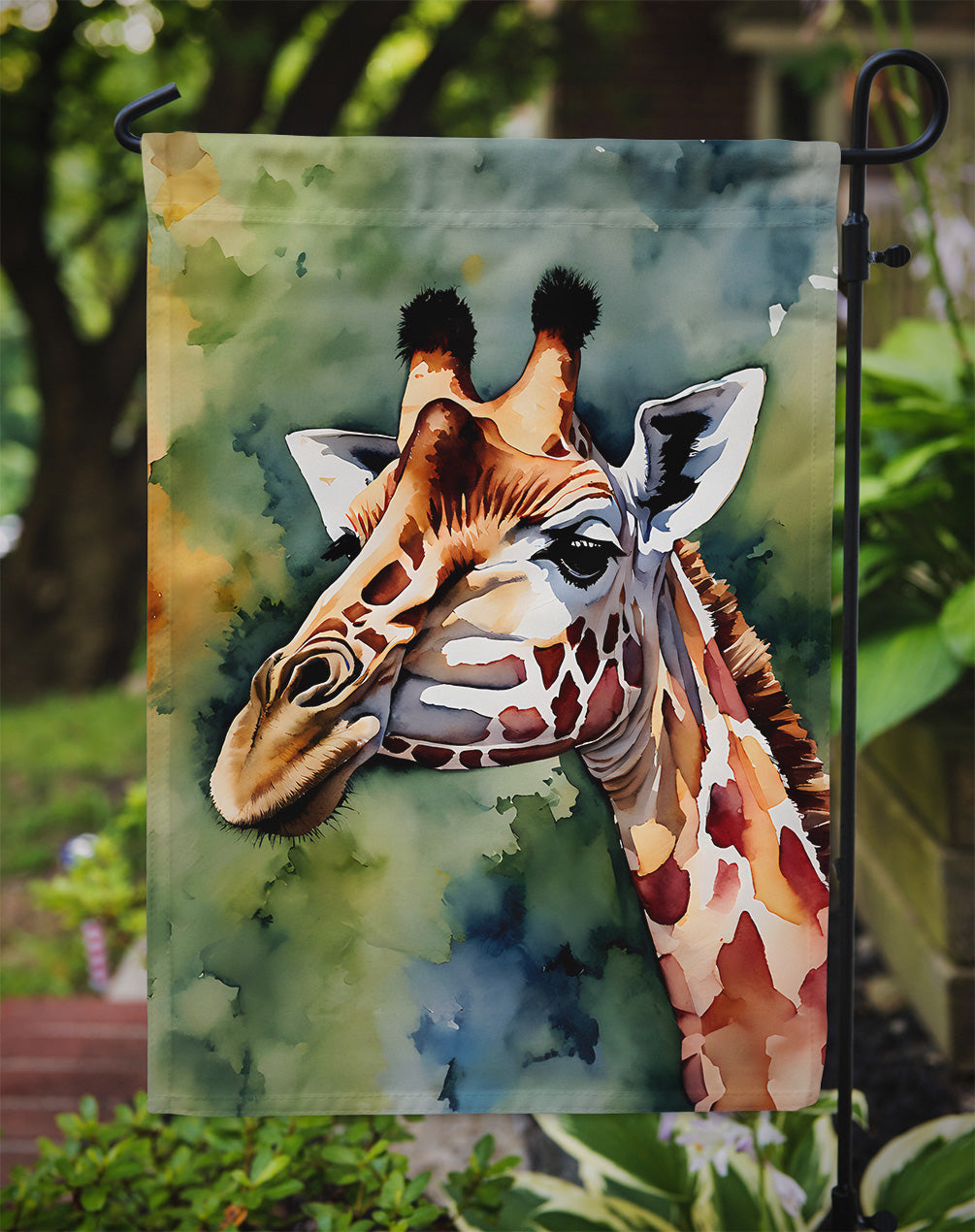 Giraffe Garden Flag