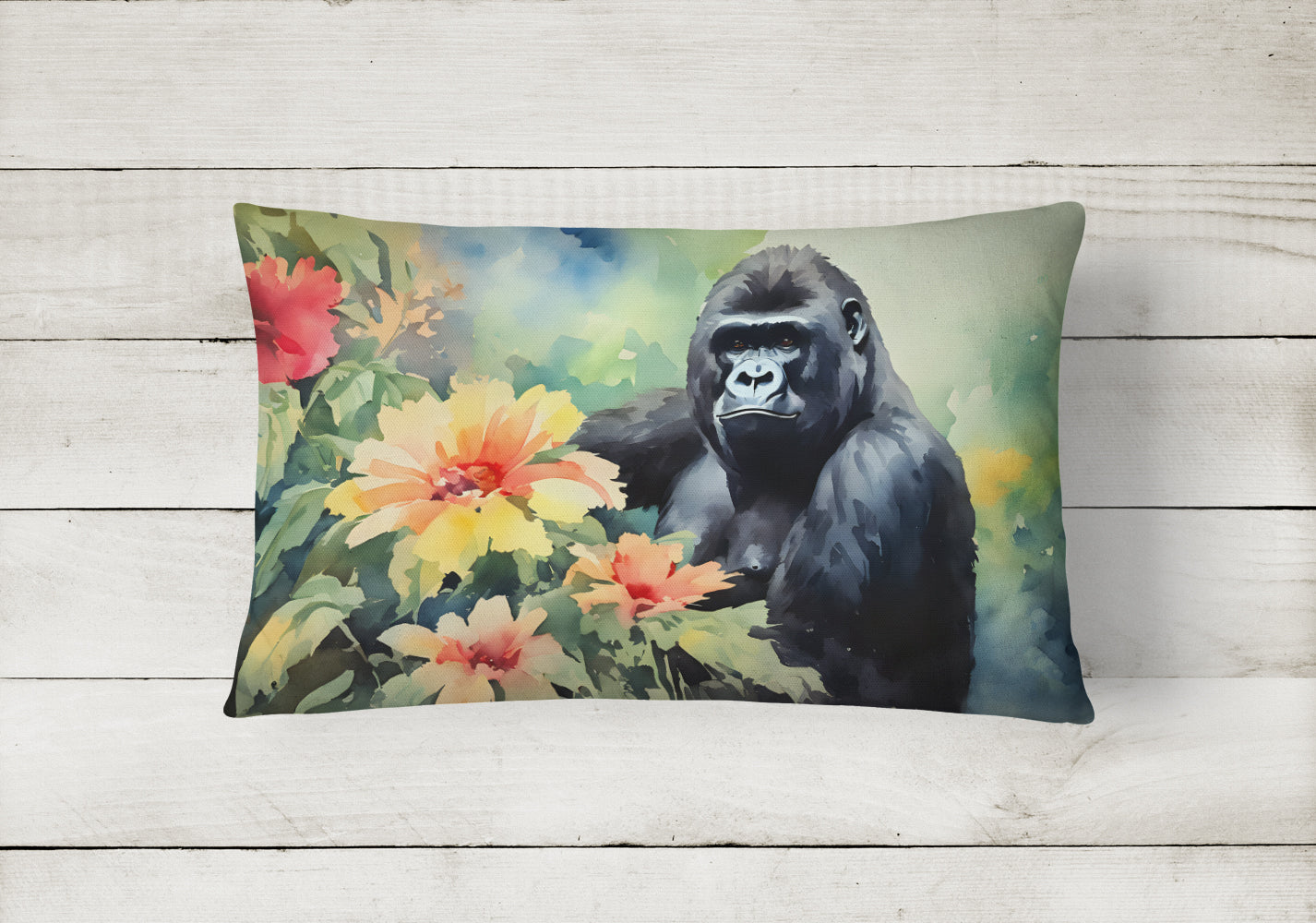 Gorilla Throw Pillow