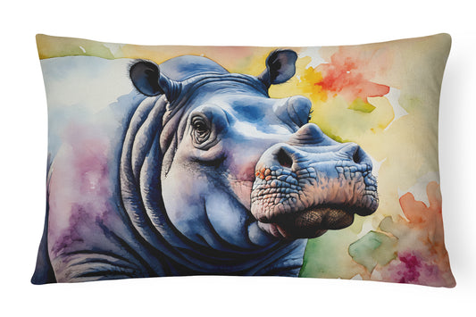 Buy this Hippopotamus Throw Pillow