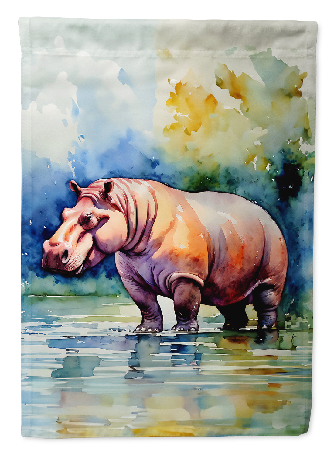 Buy this Hippopotamus House Flag