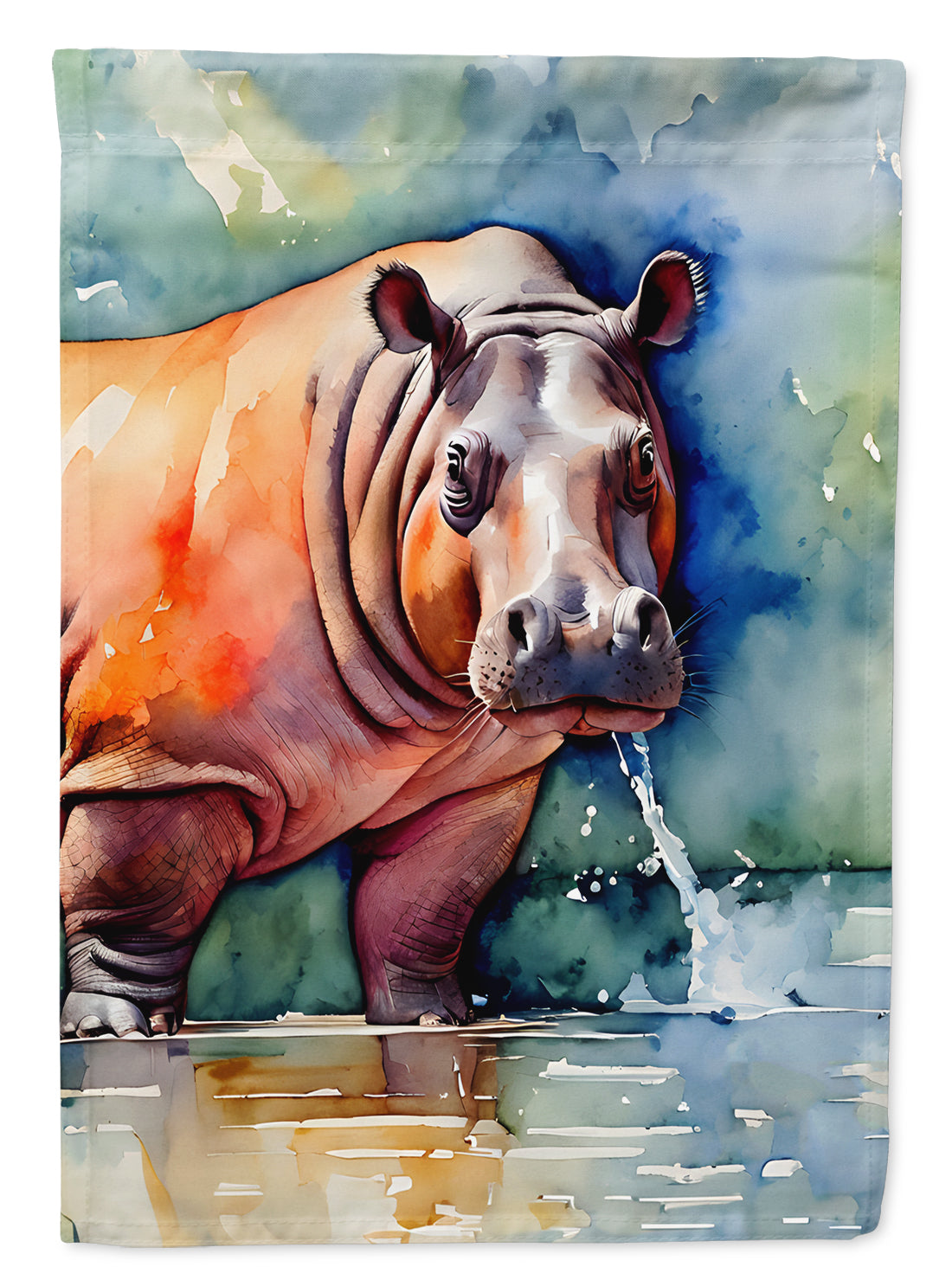 Buy this Hippopotamus House Flag