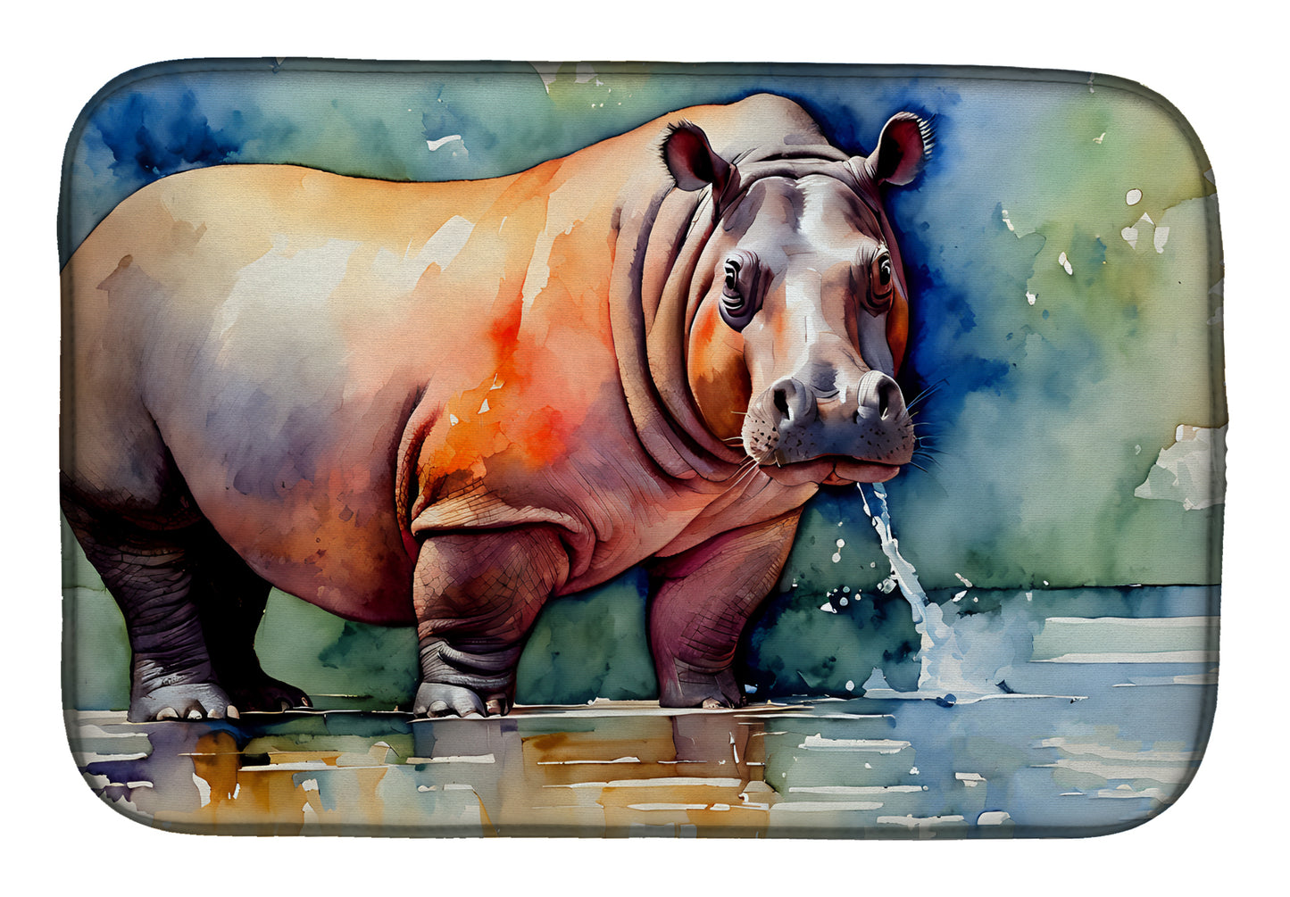 Buy this Hippopotamus Dish Drying Mat