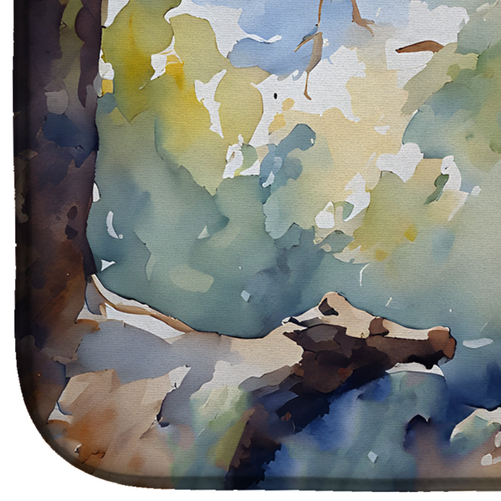 Leopard Dish Drying Mat