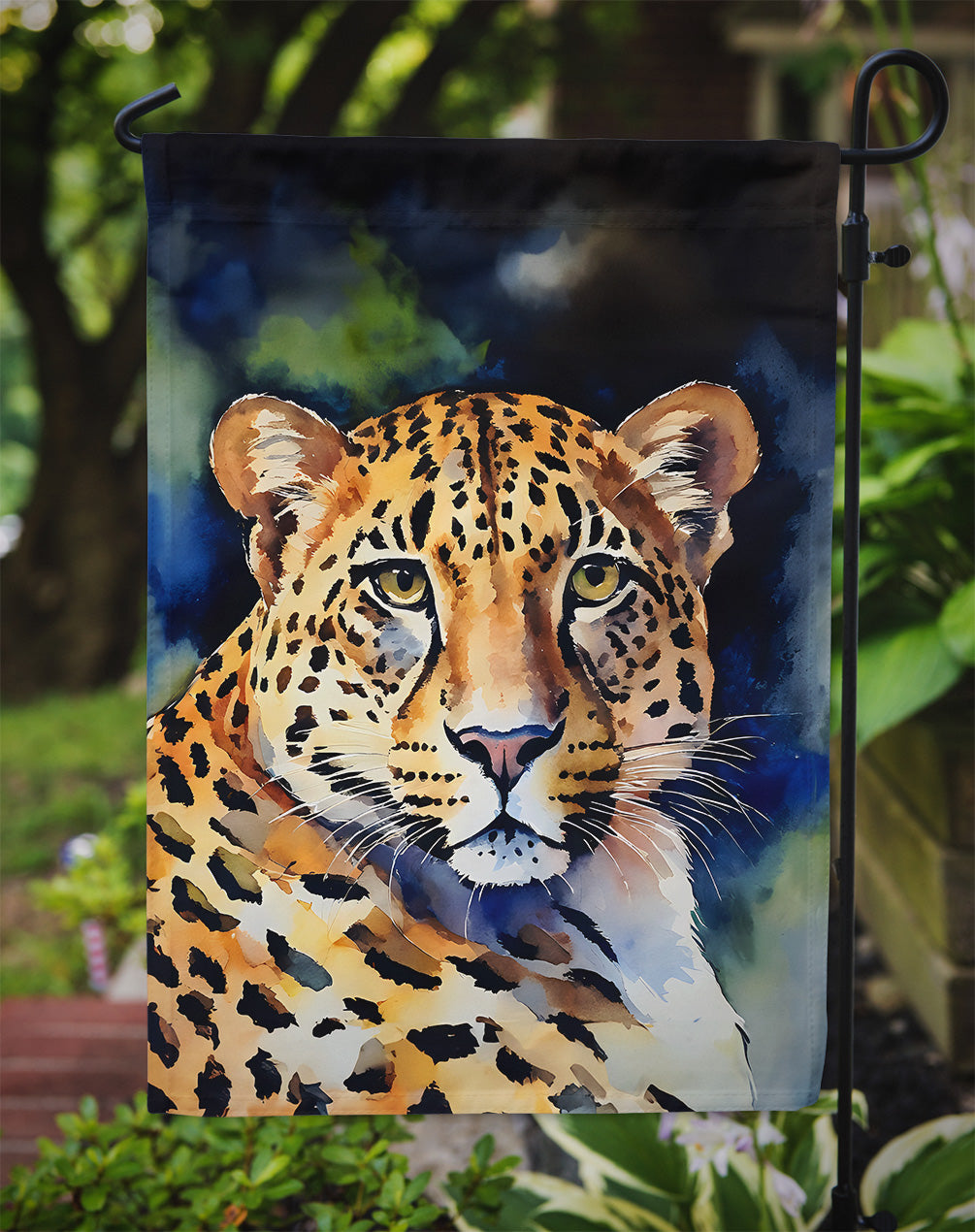 Leopard Garden Flag