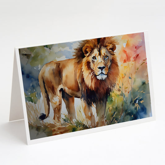 Buy this Lion Greeting Cards Pack of 8