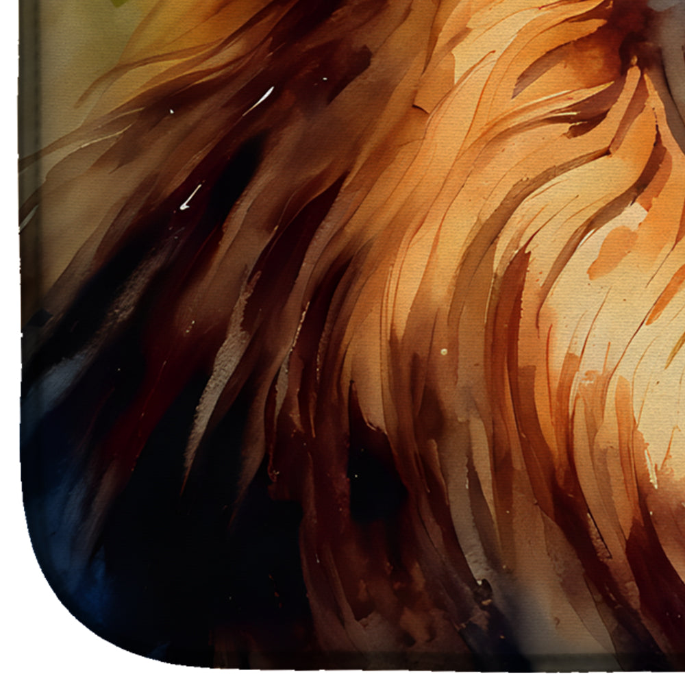 Lion Dish Drying Mat