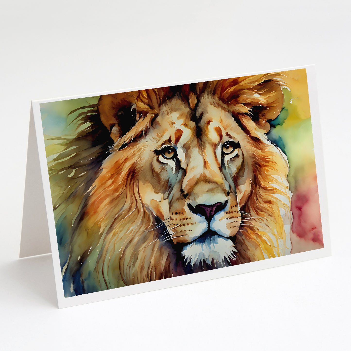 Buy this Lion Greeting Cards Pack of 8