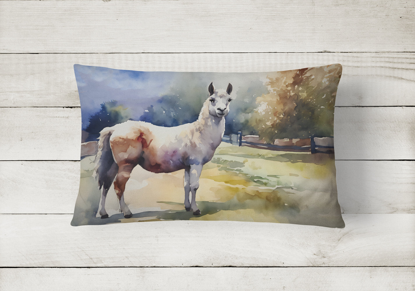 Llama Throw Pillow