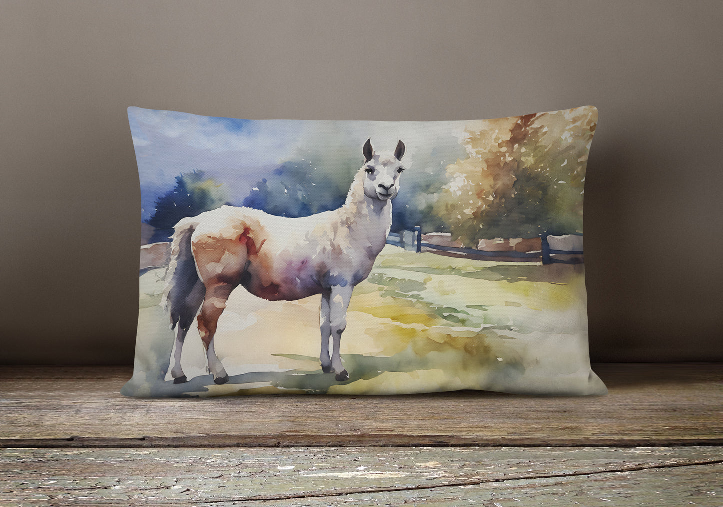 Llama Throw Pillow