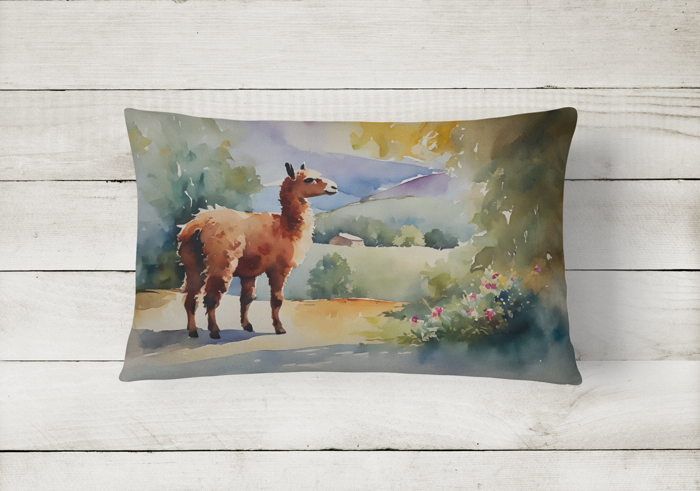 Llama Throw Pillow