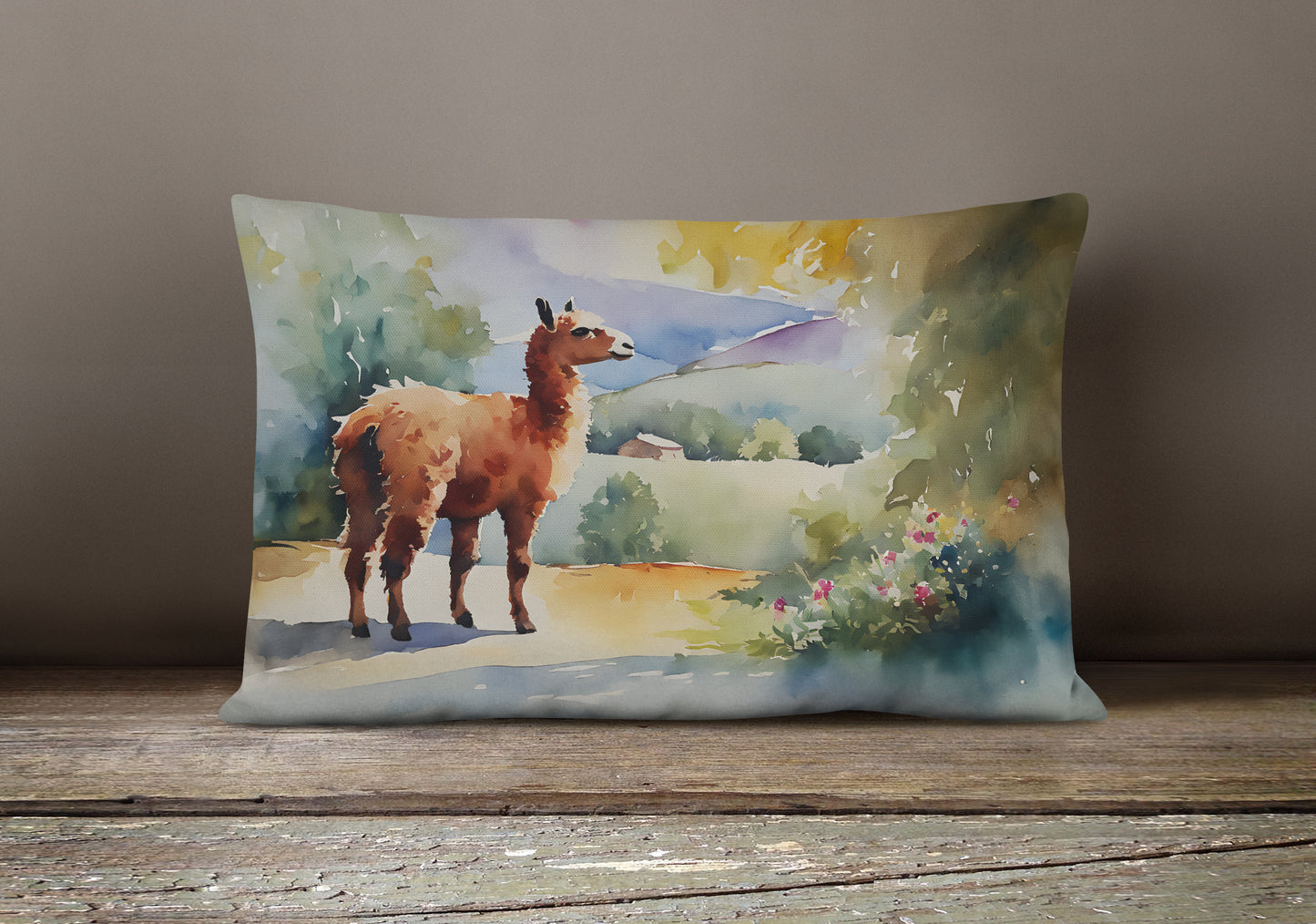 Llama Throw Pillow