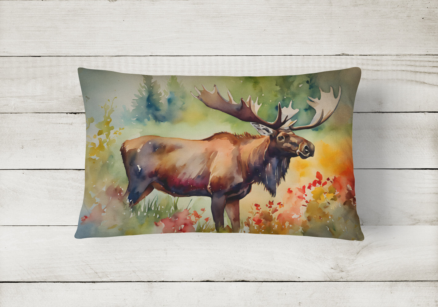 Moose Throw Pillow