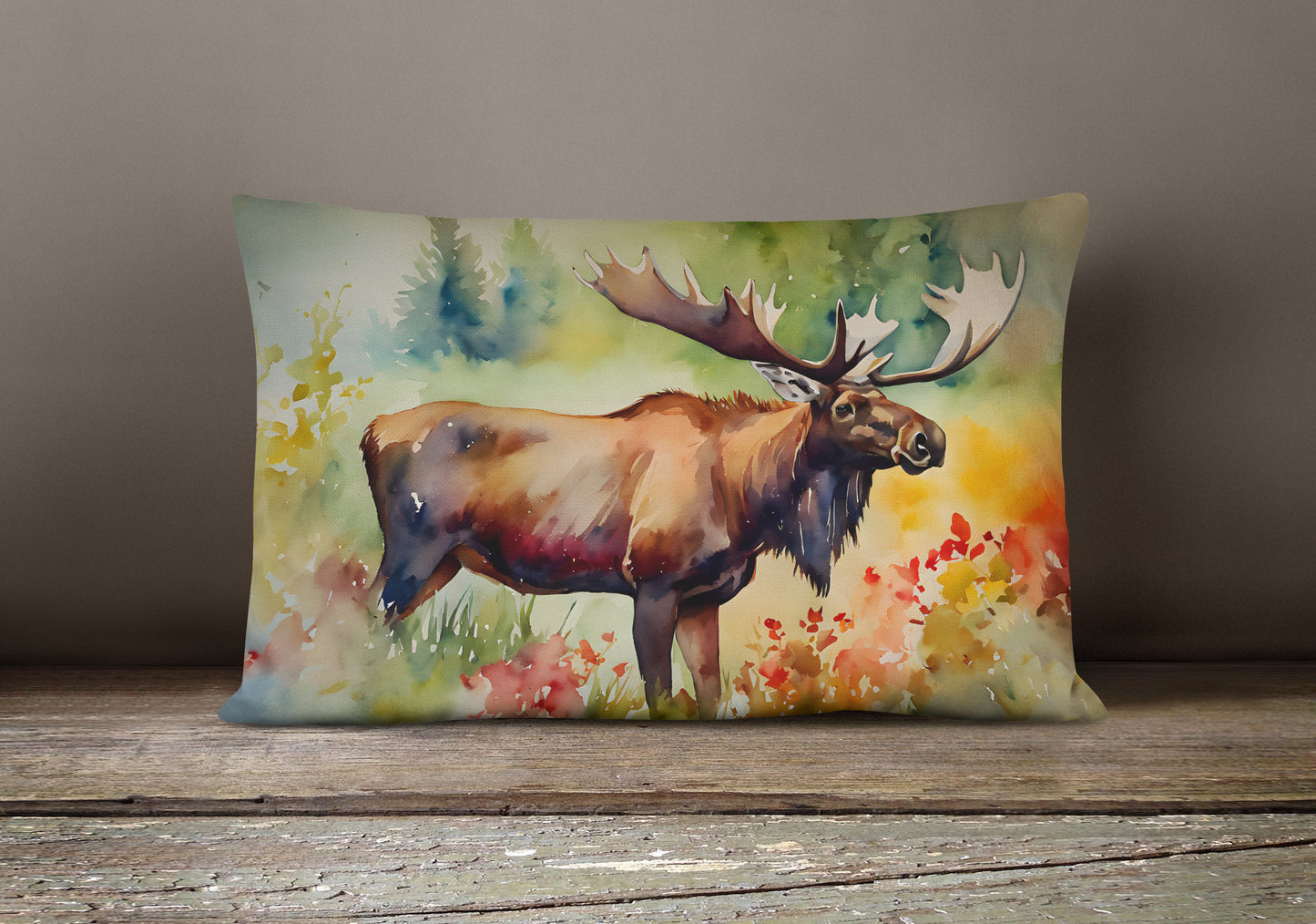 Moose Throw Pillow