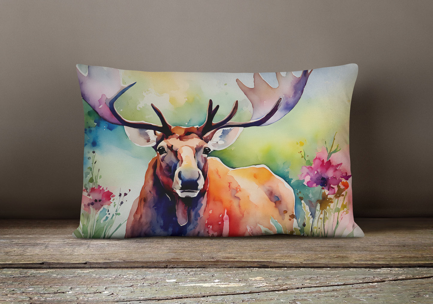 Moose Throw Pillow