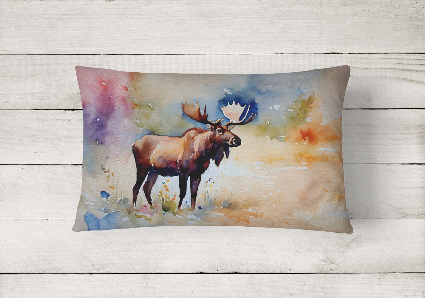 Moose Throw Pillow