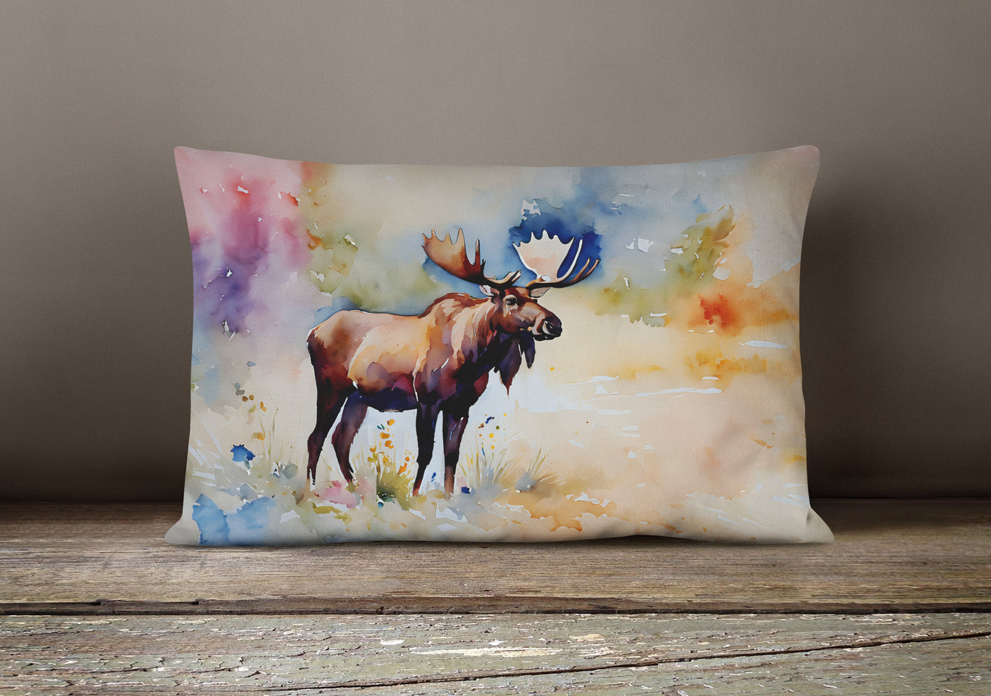 Moose Throw Pillow