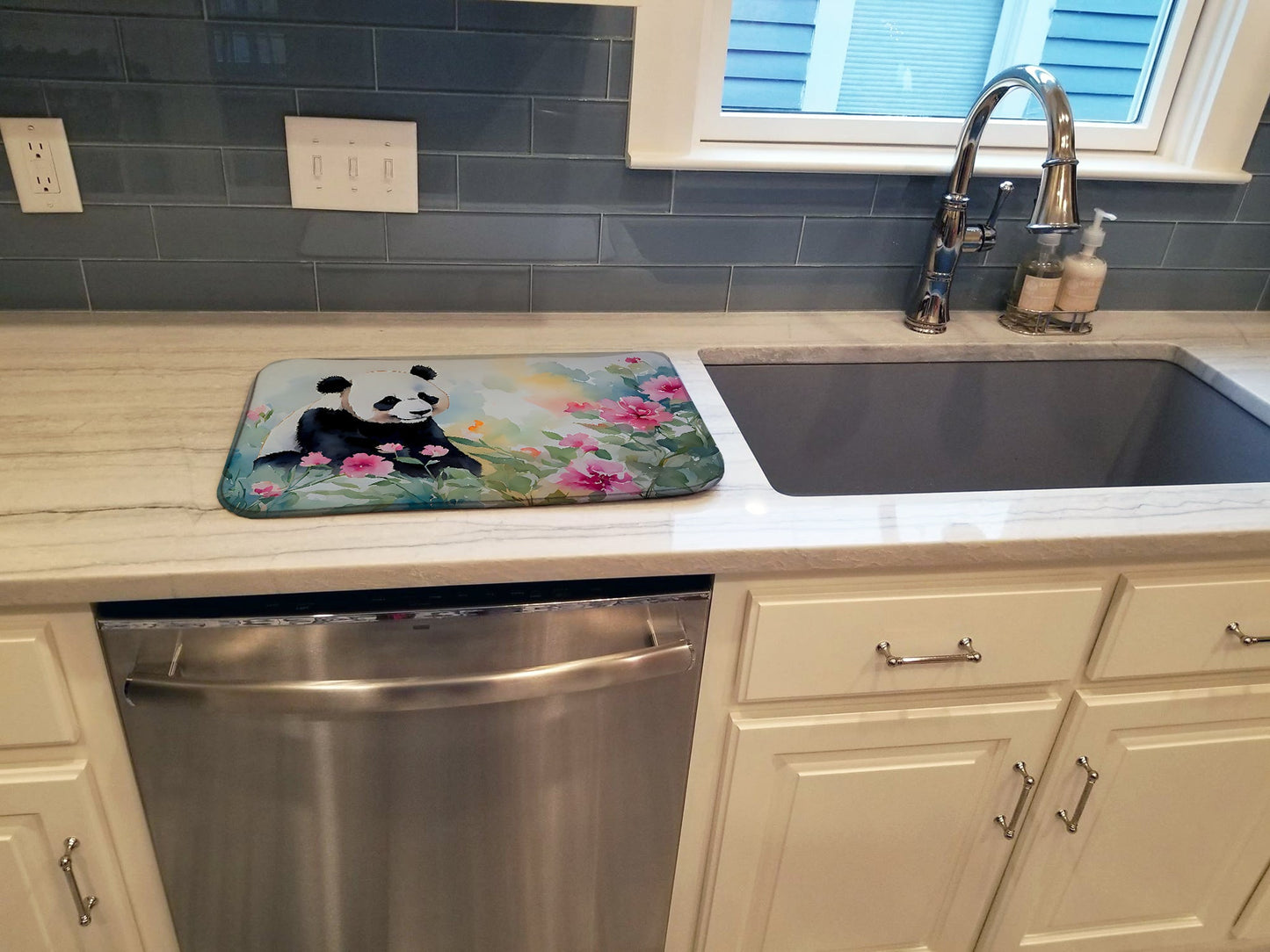 Panda Dish Drying Mat