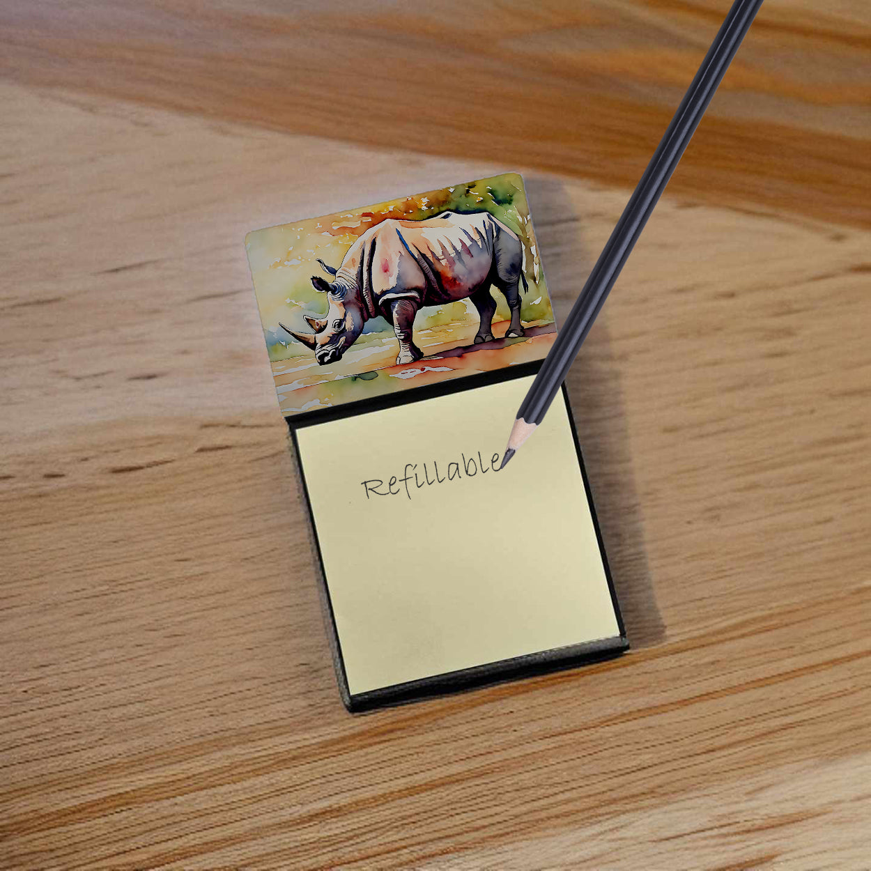 Rhinoceros Sticky Note Holder