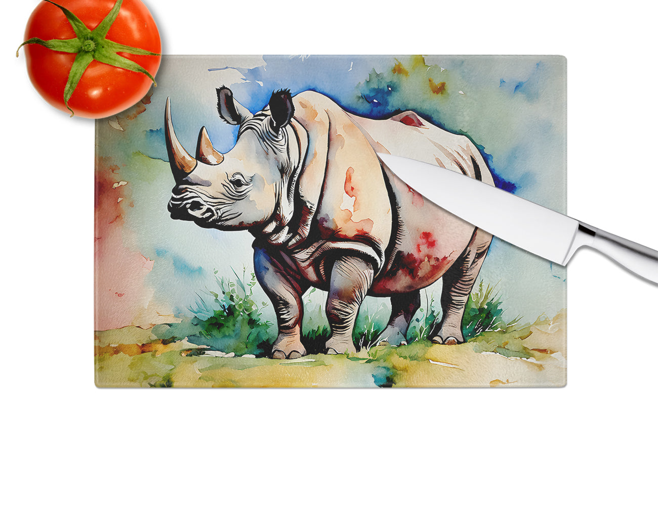 Rhinoceros Glass Cutting Board