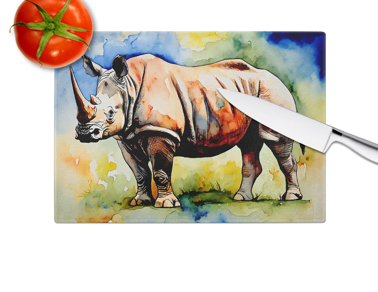 Rhinoceros Glass Cutting Board