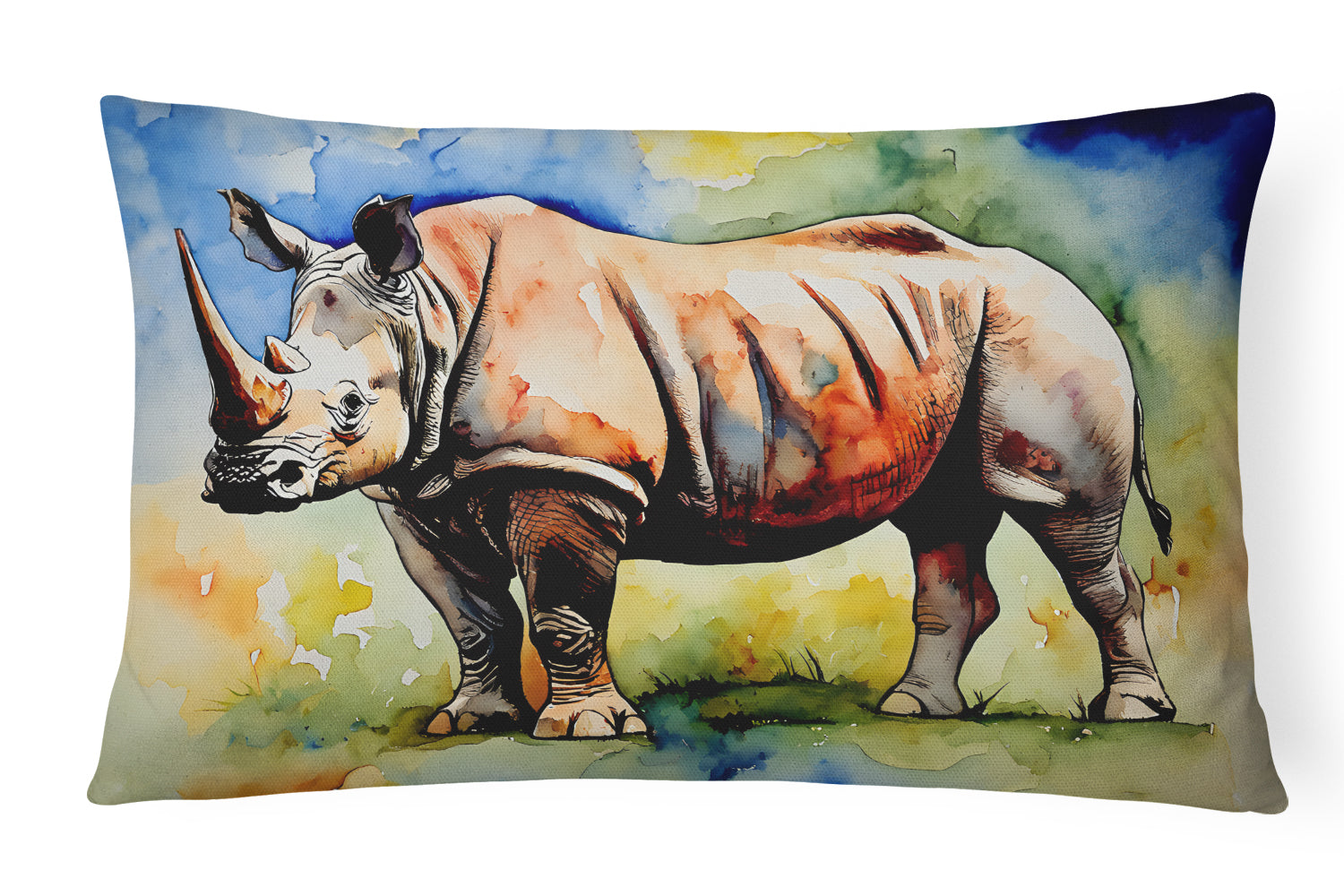 Buy this Rhinoceros Throw Pillow