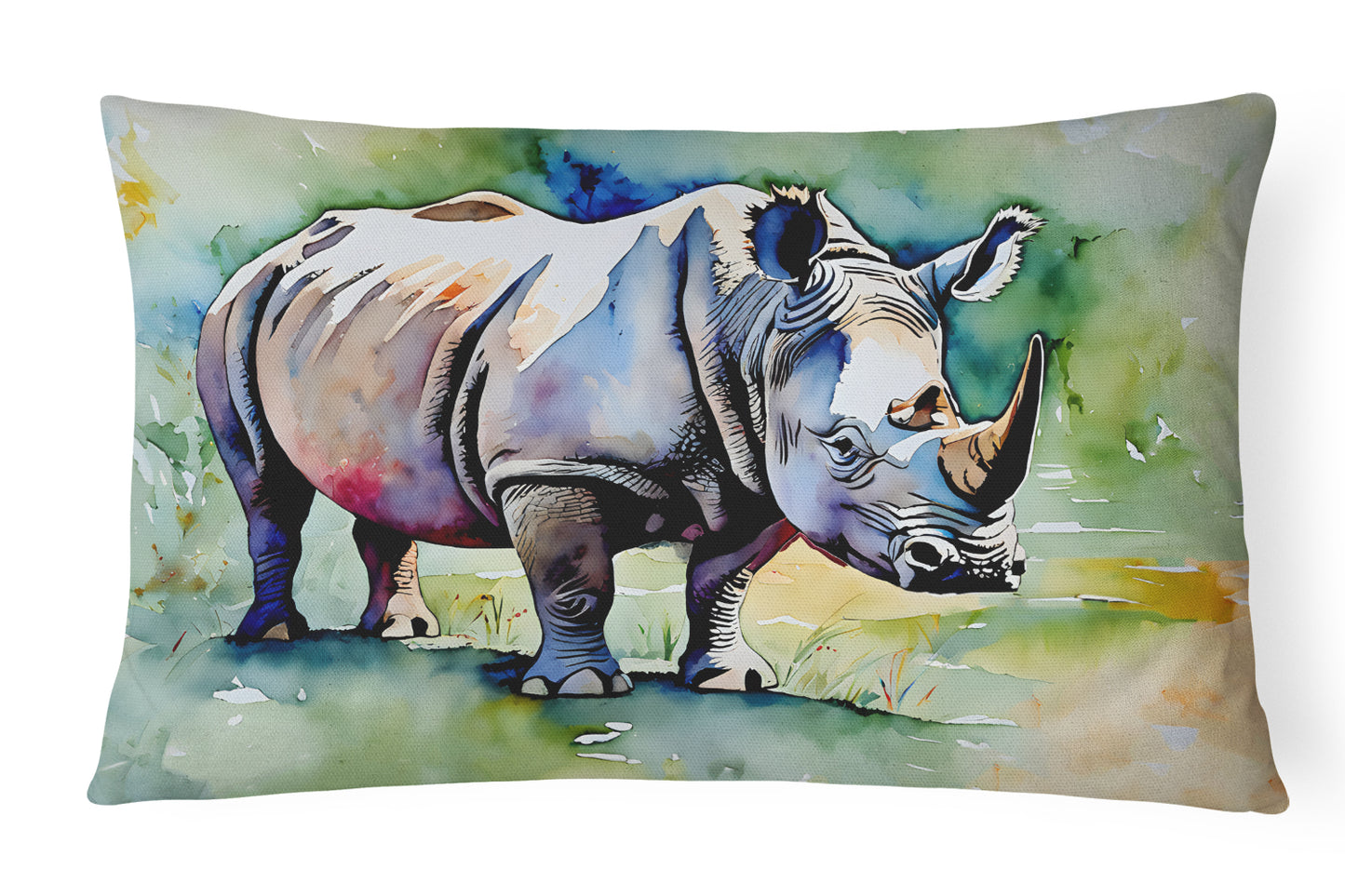 Buy this Rhinoceros Throw Pillow