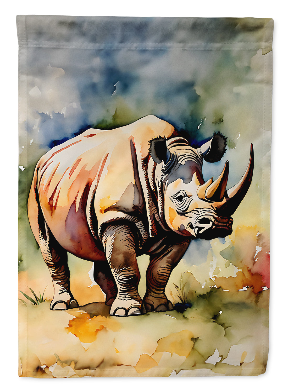 Buy this Rhinoceros Garden Flag