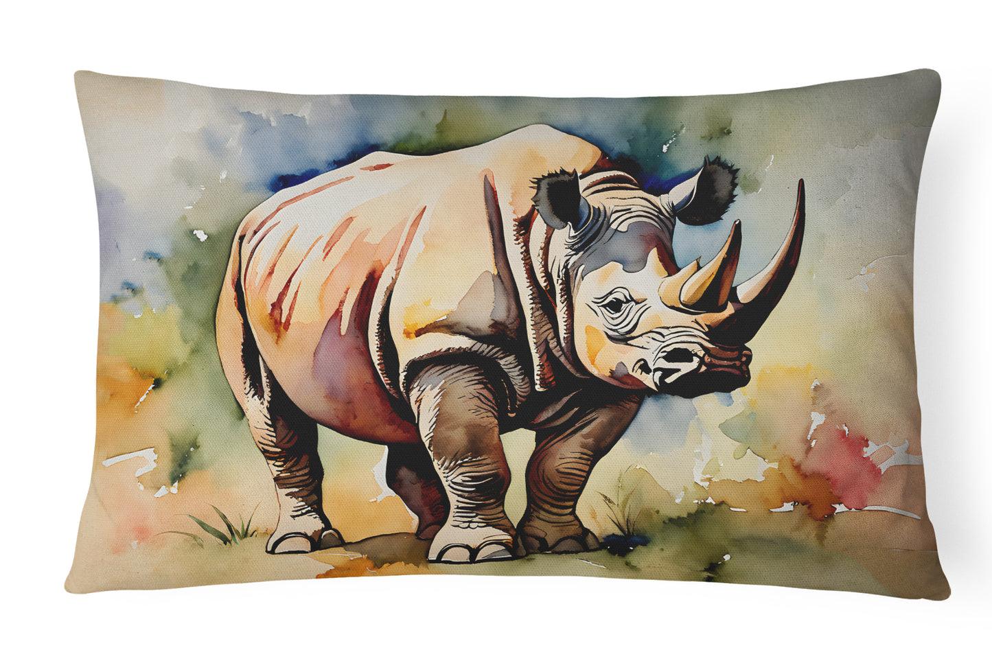 Buy this Rhinoceros Throw Pillow