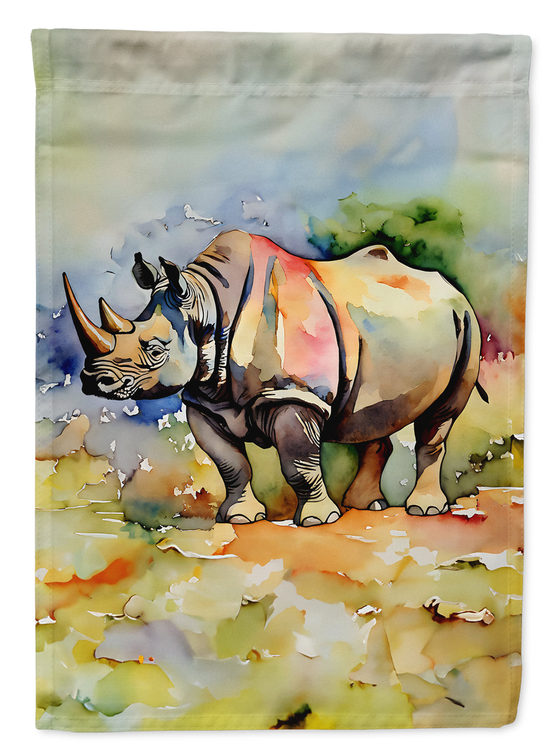 Buy this Rhinoceros Garden Flag