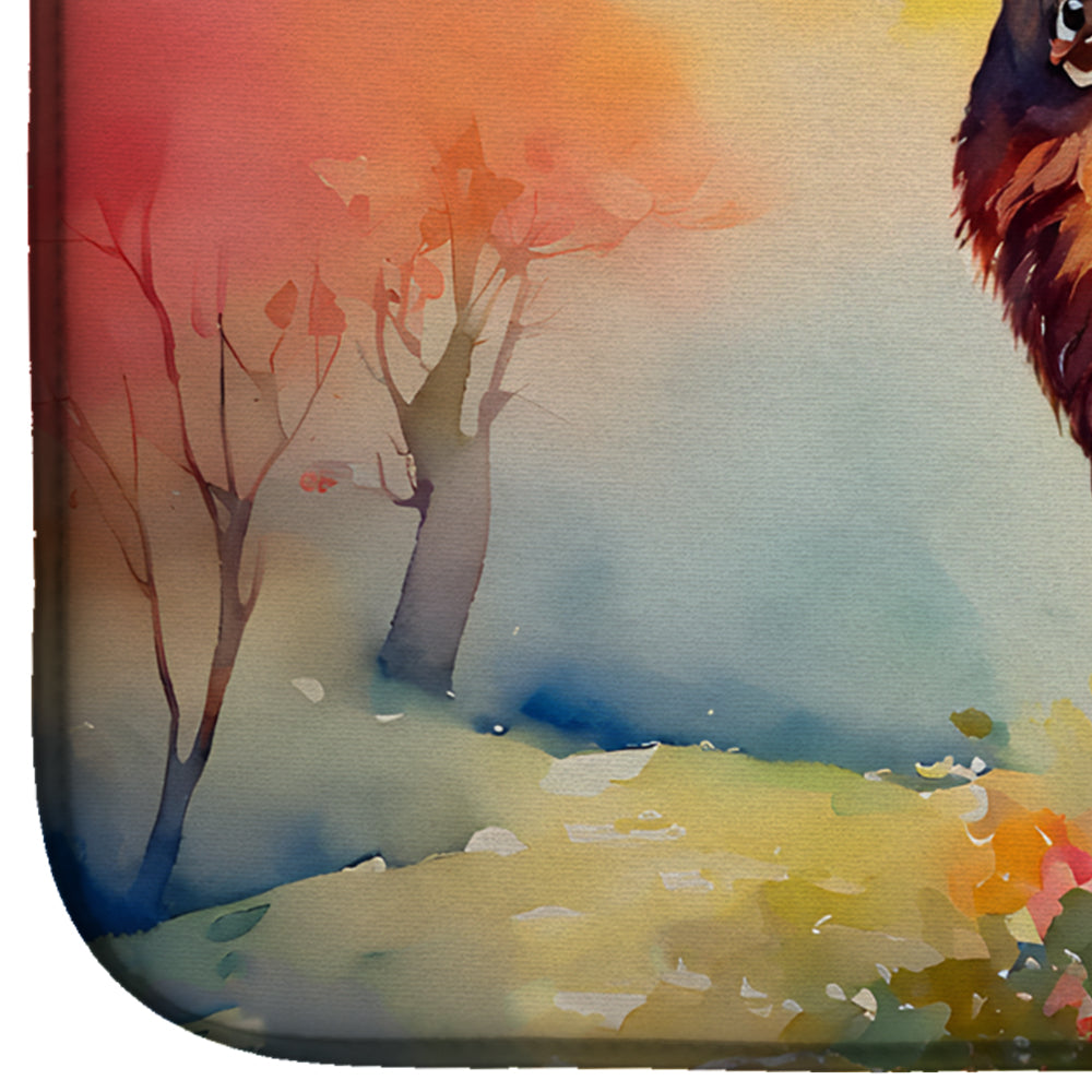 Deer Stag Dish Drying Mat